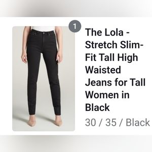 The Lola High Rise Black Jeans